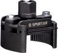 Spurtar Adjustable Oil Filter Wrench 2-3/8 to 3-1/8 inch 60-80mm Universal | Oil Filter Removal Tool 1/2'' Drive Cap Style Oil Filter Tool Fits Small Medium-sized Spin-on Oil Filters UTV JetSkis