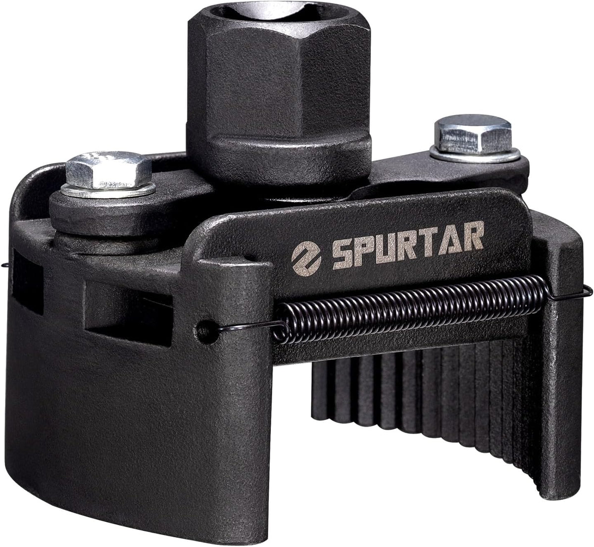 Spurtar Adjustable Oil Filter Wrench 2-3/8 to 3-1/8 inch 60-80mm Universal | Oil Filter Removal Tool 1/2'' Drive Cap Style Oil Filter Tool Fits Small Medium-sized Spin-on Oil Filters UTV JetSkis