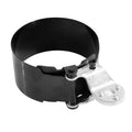 OEMTOOLS 25231 Heavy Duty Truck Oil Filter Wrench, 4-1/8 in to 4-5/8 in, 104mm to 118mm, 1/2 in Drive, Alloy Steel | Extra Wide Band Oil Filter Removal Tool, Adjustable Filter Wrench for Heavy Duty Trucks & Diesel Engines, 1/2" Drive